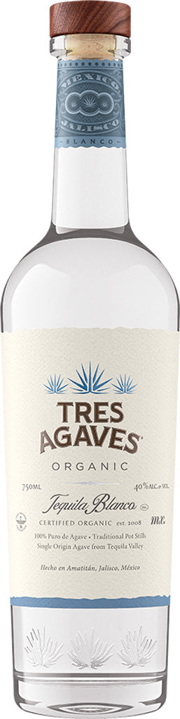 Tres Agaves Blanco Tequila 750ml-0