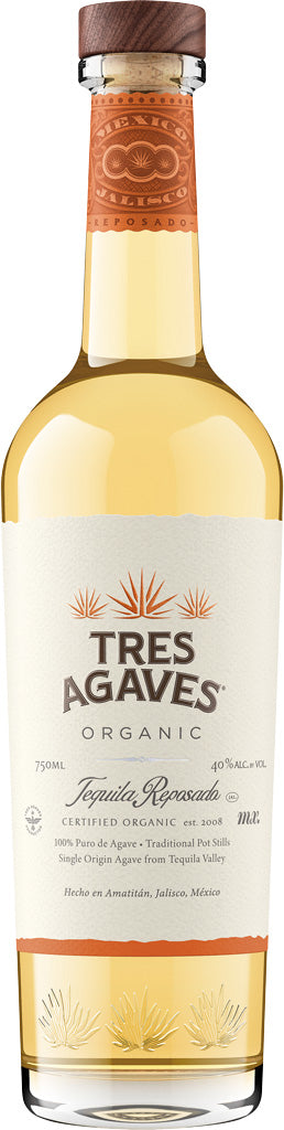 Tres Agaves Reposado Tequila 750ml-0