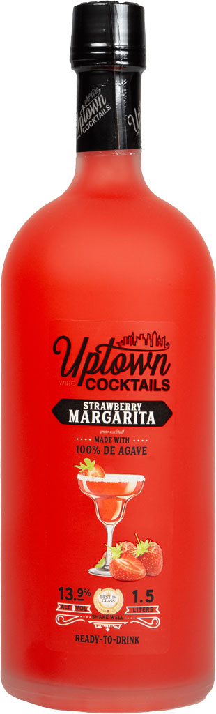 Uptown Strawberry Margarita Cocktail 1.5L-0