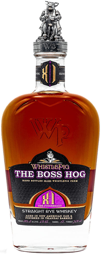 Whistlepig "The Boss Hog The Juggernaut XI' Finished in Thandai Barrel Straight Rye Whiskey 750ml-0