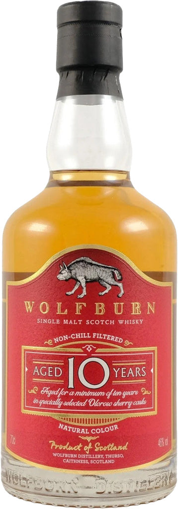 Wolfburn Single Malt Scotch Whiskey 10 Year Old 700ml-0