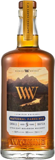 Wyoming National Parks #3 Bourbon Whiskey 5 Year Old 750ml-0