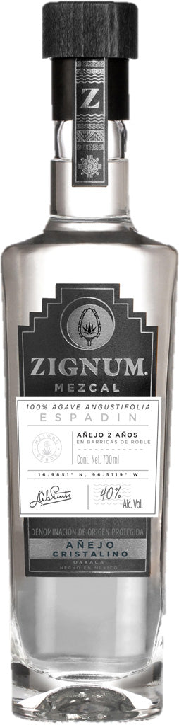 Zignum Mezcal Anejo Cristalino 750ml-0