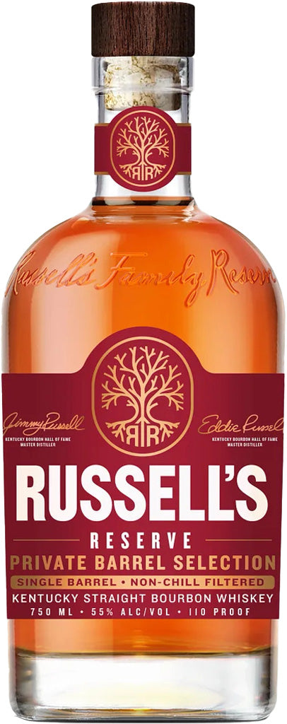 Russell's Reserve 8 Year Old Mission Exclusive 55% ABV Single Barrel #0099 Kentucky Bourbon 750ml-0