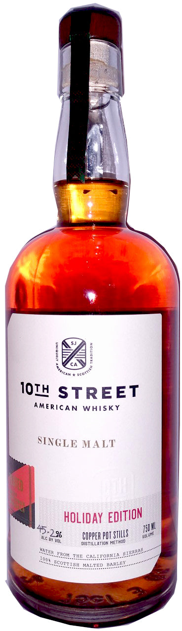 10th Street Port Cask Single Malt Holiday Whisky 750ml-0