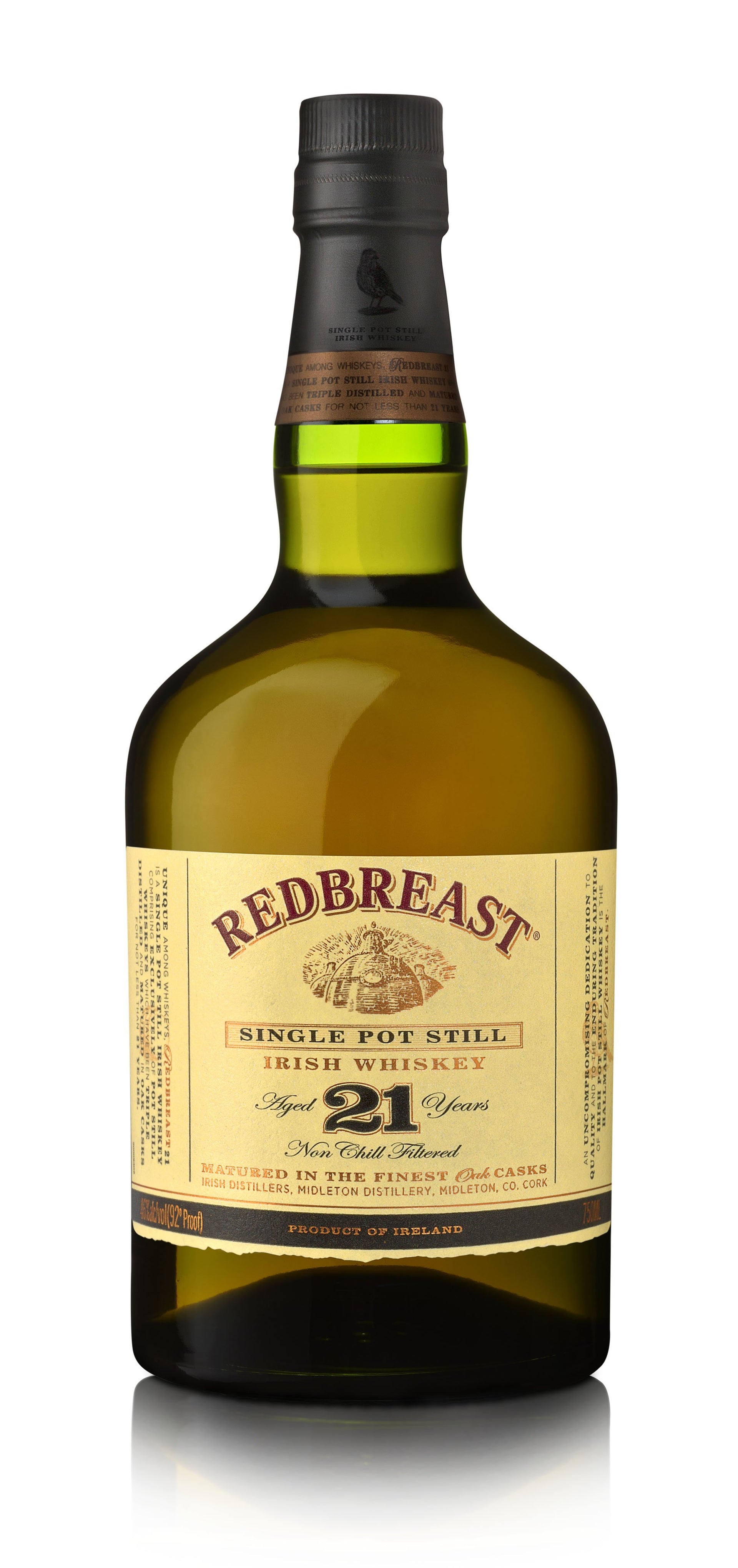 Redbreast 21 Year Old Single Pot Still Irish Whiskey 750ml-0