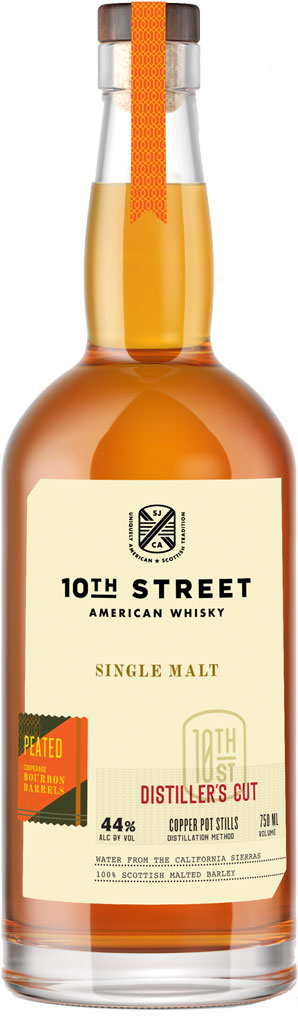 10th Street Distiller's Cut Peated American Single Malt Whisky 750ml-0