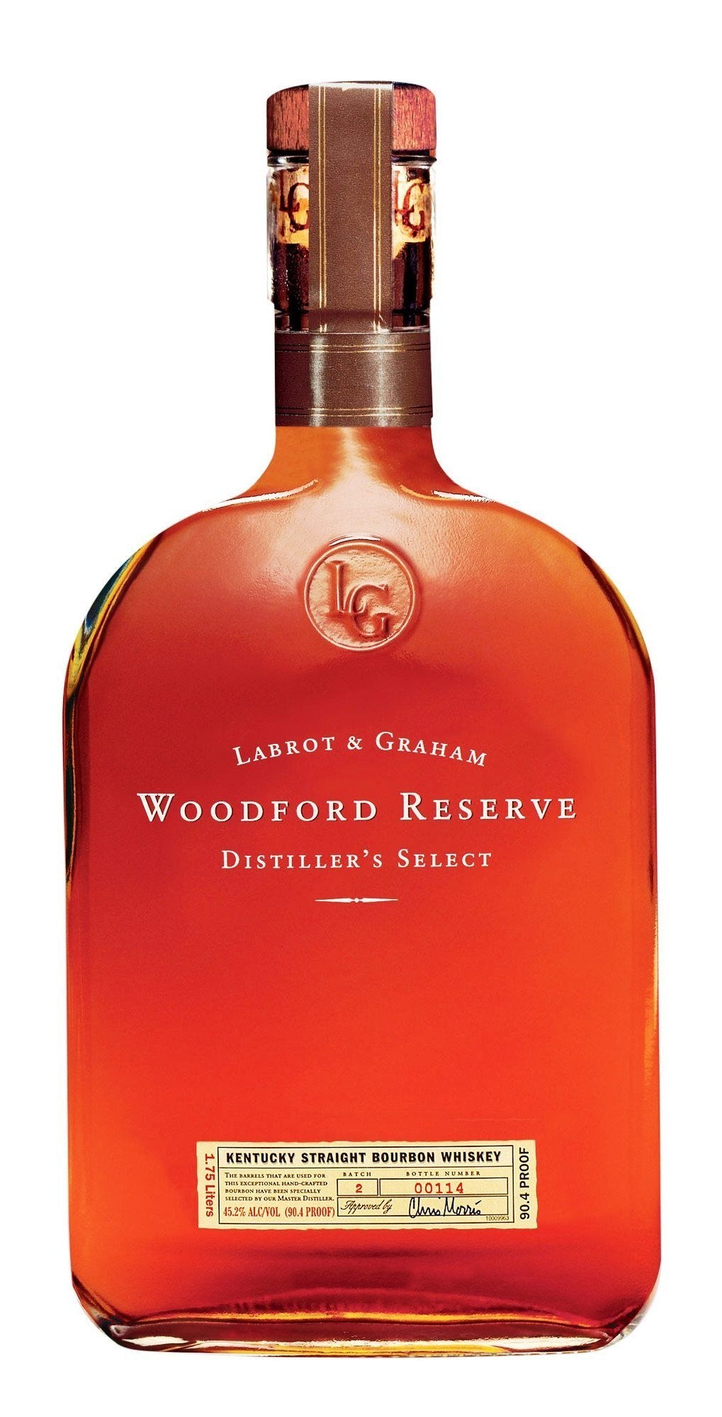 Woodford Reserve Kentucky Bourbon Whiskey 1.75L-0