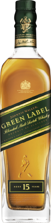 Johnnie Walker Green Blended Malt Scotch Whisky 15 Year Old 750ml-0