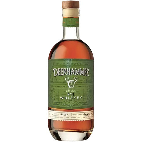 Deerhammer Pot Still Rye Whiskey 750ml-0