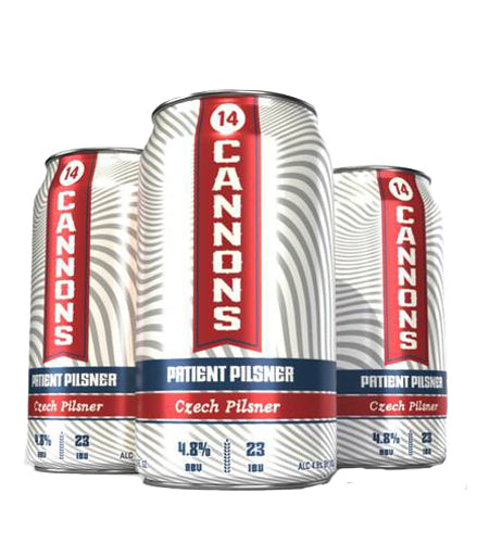 14 Cannons Patient Pilsner 4pk 16oz Cans-0