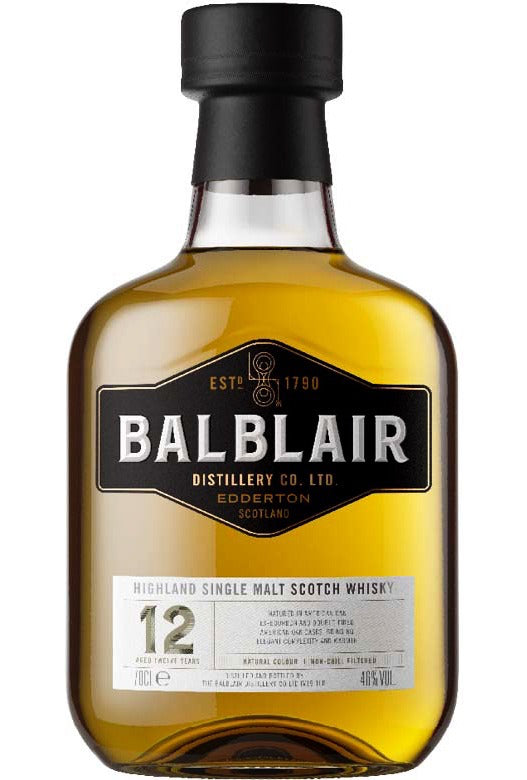 Balblair Single Malt Whisky 12 Year Old 750ml-0