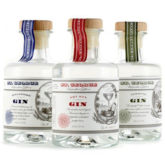 St. George Dry Rye/Terroir/Botanivore Gin 3pk 200ml-0