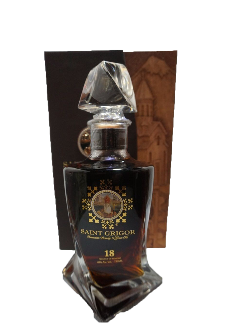 Saint Grigor Armenian Brandy 18 Year Old 750ml Featured Image