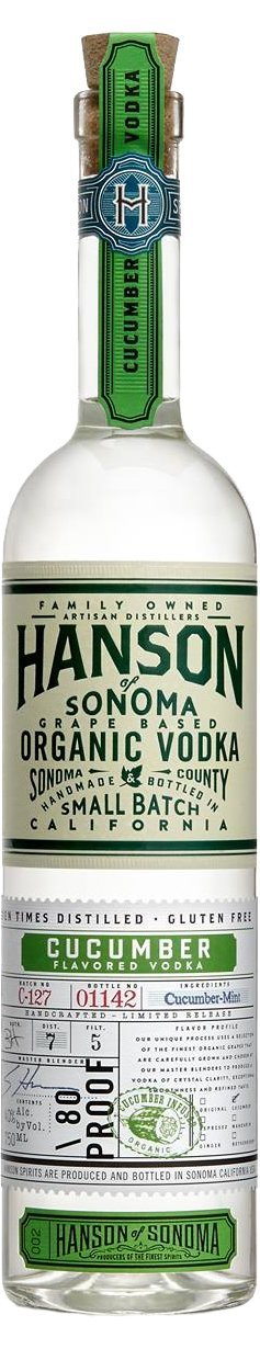 Hanson Organic Cucumber Vodka 750ml-0