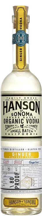 Hanson Organic Ginger Vodka 750ml-0