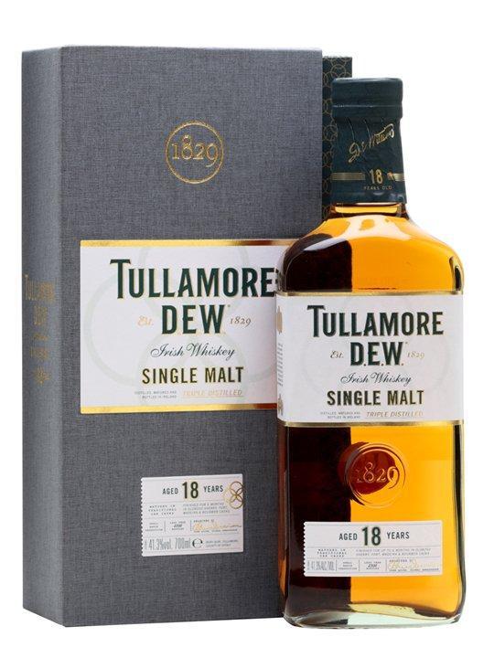 Tullamore Dew Irish Whiskey Single Malt 18 Year Old 750ml-0