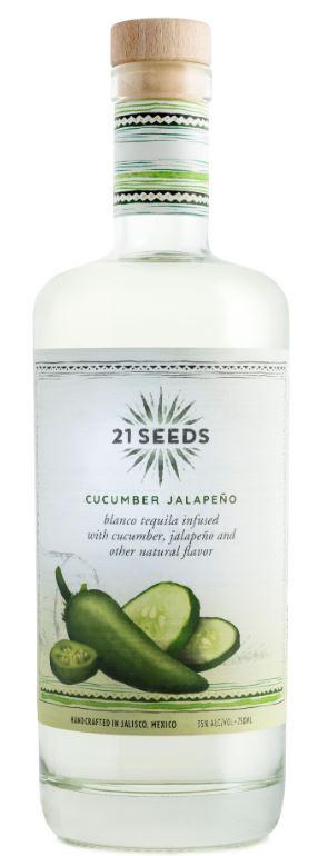 21 Seeds Cucumber Jalapeno Blanco Tequila 750ml-0