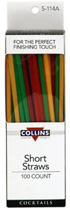 Collins Short Straws 100pk-0