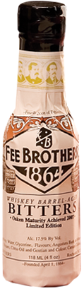 Fee Brothers Whiskey Bitters Barrel Aged 5oz-0