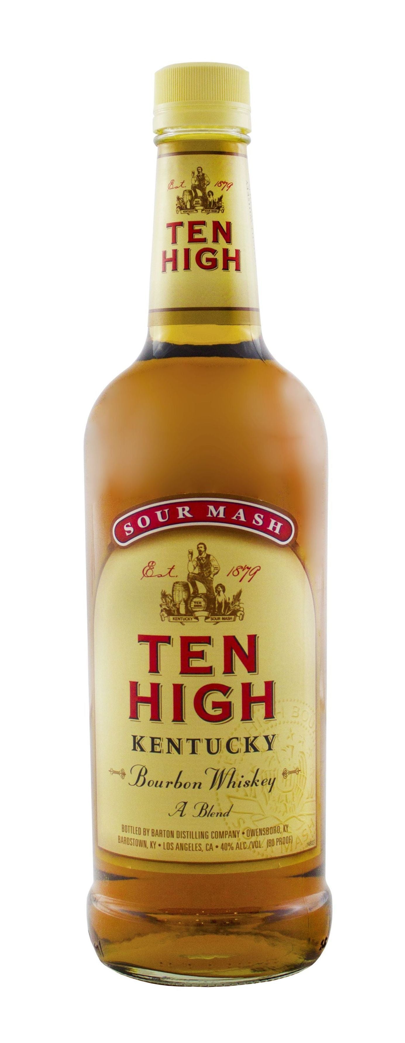 Ten High Bourbon Whiskey 750ml-0