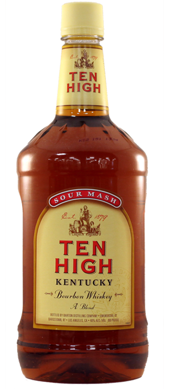 Ten High Bourbon Whiskey 1.75L-0