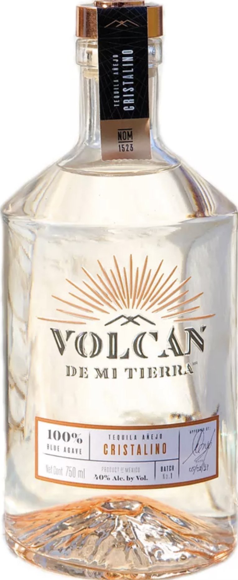 Volcan de Mi Tierra Tequila Cristalino Anejo 750ml-0