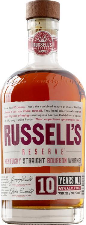 Russell's Reserve 10 Year Old Kentucky Bourbon 90 Proof 750ml-0