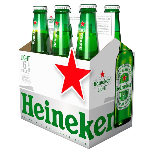 Heineken Light 6pk Bottles-0