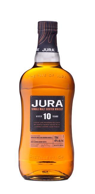 Isle Of Jura 10 Year Old Single Malt Scotch Whisky 750ml-0