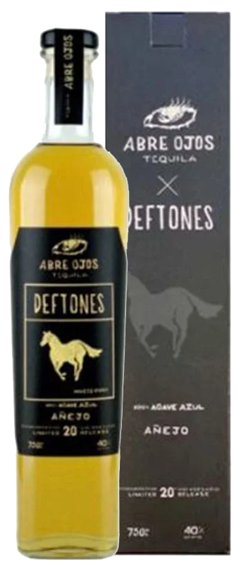 Abreojos Tequila Black Label Anejo Deftones 750ml-0