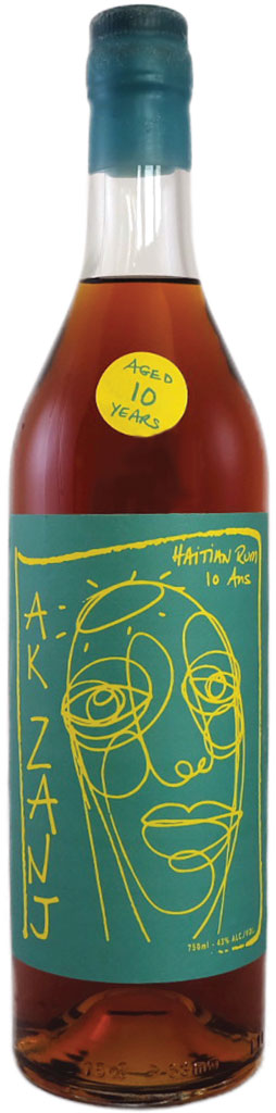 Ak Zanj 10 Year Old Haitian Rum 750ml-0