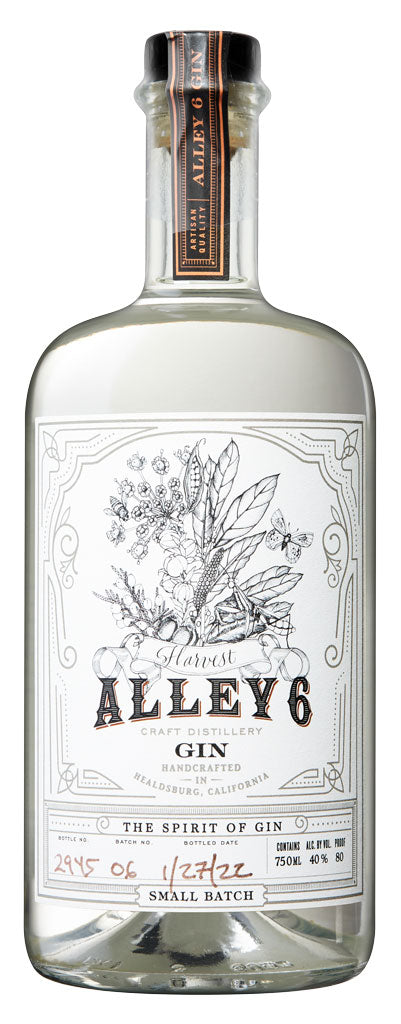 Alley 6 Harvest Gin 750ml-0