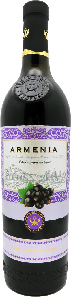 Armenia Black Currant Semi Sweet Wine 750ml-0