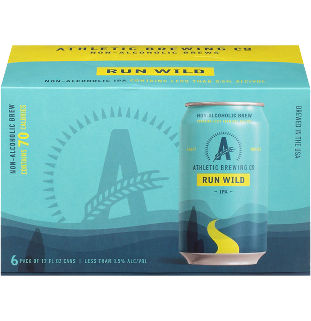 Athletic Non-Alcoholic Run Wild IPA 6pk Cans-0