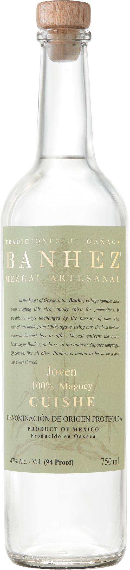 Banhez Mezcal Wild Cuishe 750ml-0