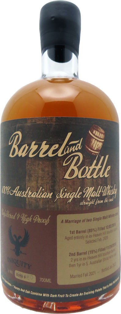 Barrel and Bottle Australian Single Malt Whiskey 700ml-0