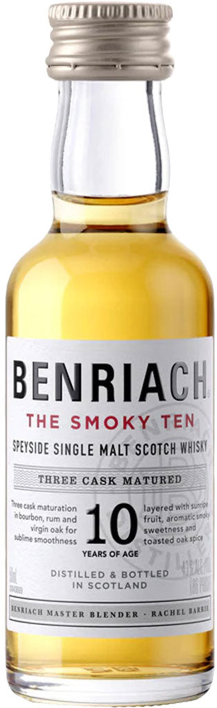 Benriach 10 Year Old Single Malt Whisky 50ml-0