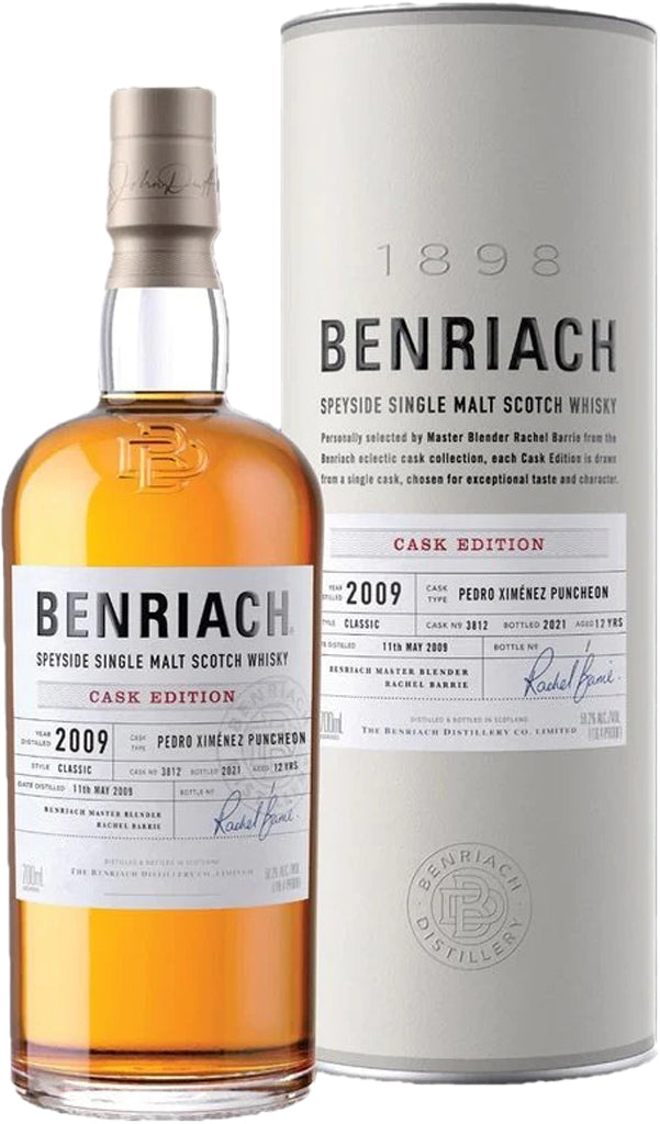 Benriach Cask Edition 12 Year Old Single Malt Whisky 2009 700ml-0