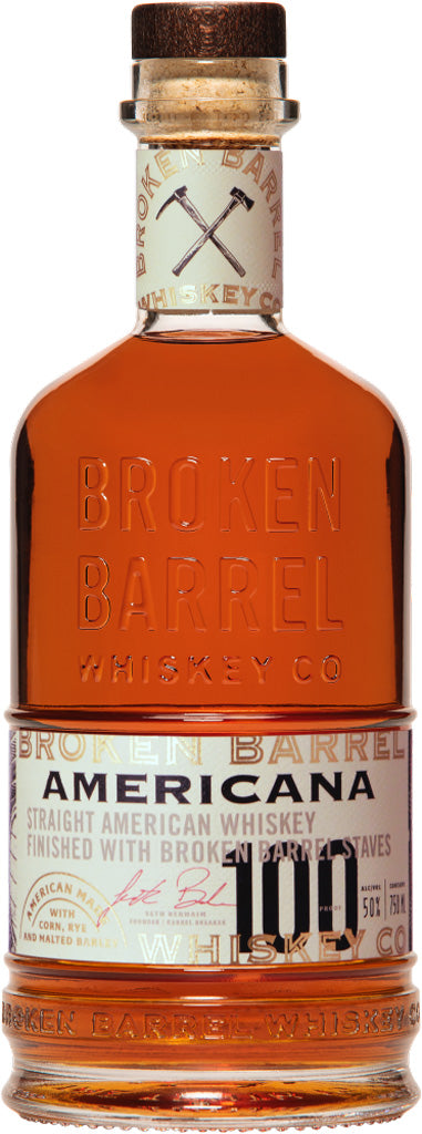 Broken Barrel Americana Straight American Whiskey 750ml-0