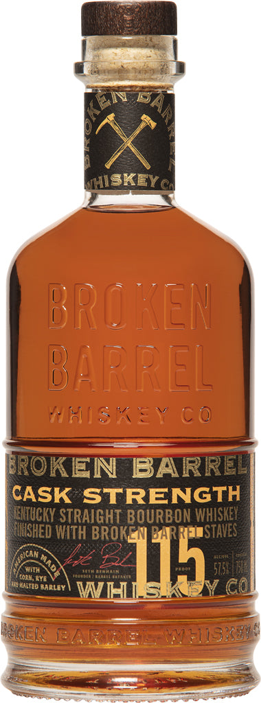 Broken Barrel Cask Strength Bourbon 750ml-0