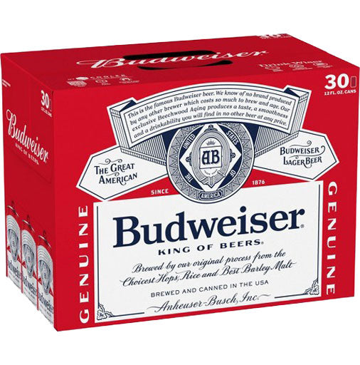 Budweiser 30Pk Cans-0