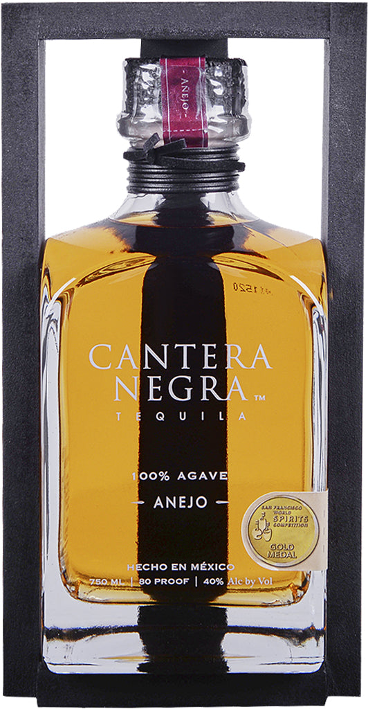 Cantera Negra Tequila Anejo 750ml-0