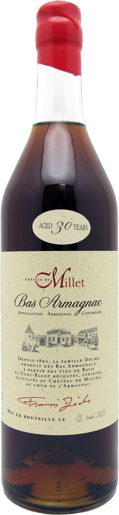 Chateau de Millet Armagnac 30 Year Old 750ml-0