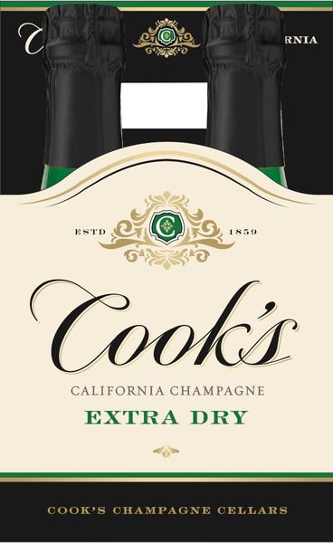 Cooks Extra Dry 187ml 4pk-0