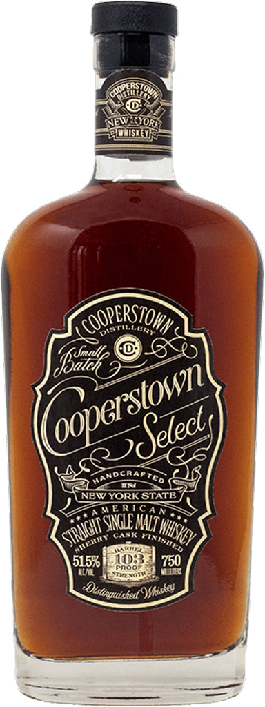 Cooperstown Select Straight Single Malt Whiskey 750ml-0