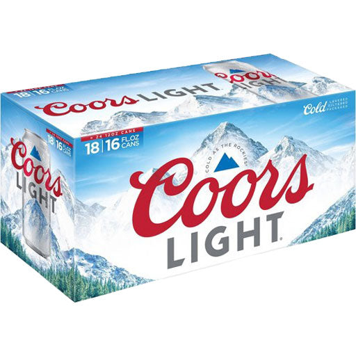 Coors Light 18pk Cans – Mission Wine & Spirits