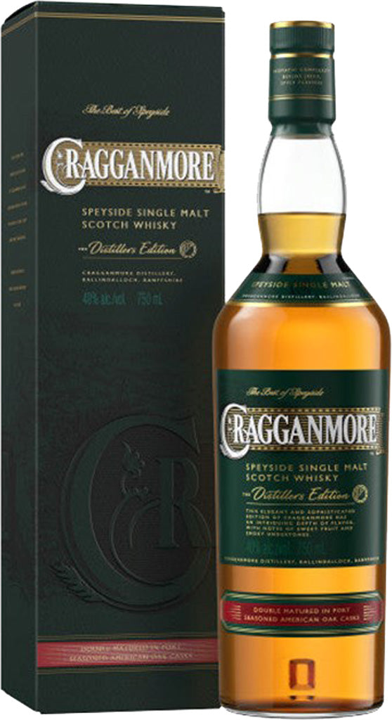 Cragganmore Double Matured Port Seasoned American Oak Cask Distillers Edition 750ml-0