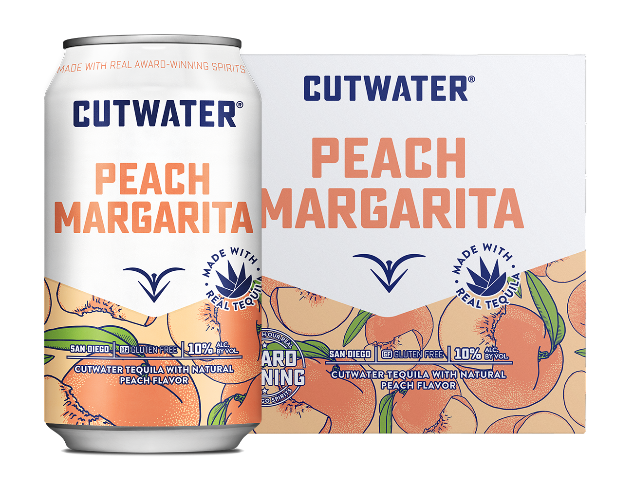 Cutwater Spirits Peach Margarita 4pk-0