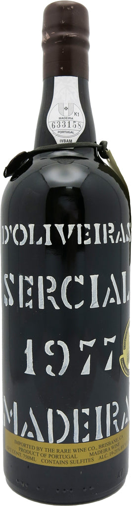 D'Oliveiras Madeira Frasqueira Sercial Dry 1977 750ml-0